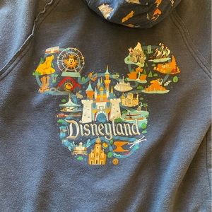 Disneyland zip up hoodie